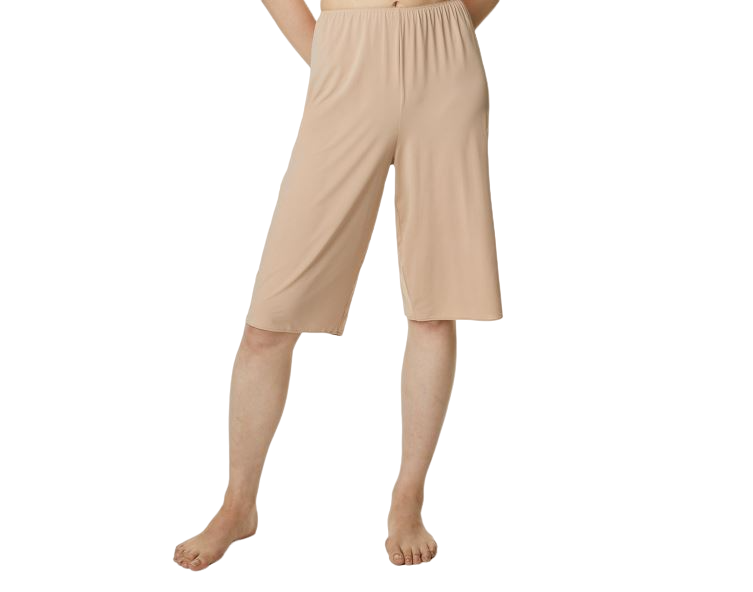 Ladies Plain Anti Cling Cooling Underskirt Petticoat Waist Culotte Leg Slip - Picture 10 of 14