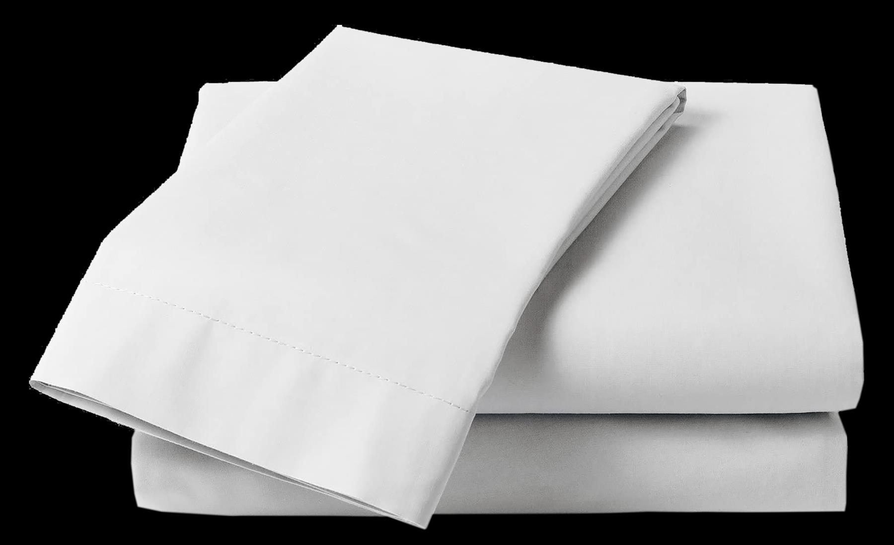 Extra Large Pair Luxury Pillowcases Cotton Rich 180 Thread Count 22" x