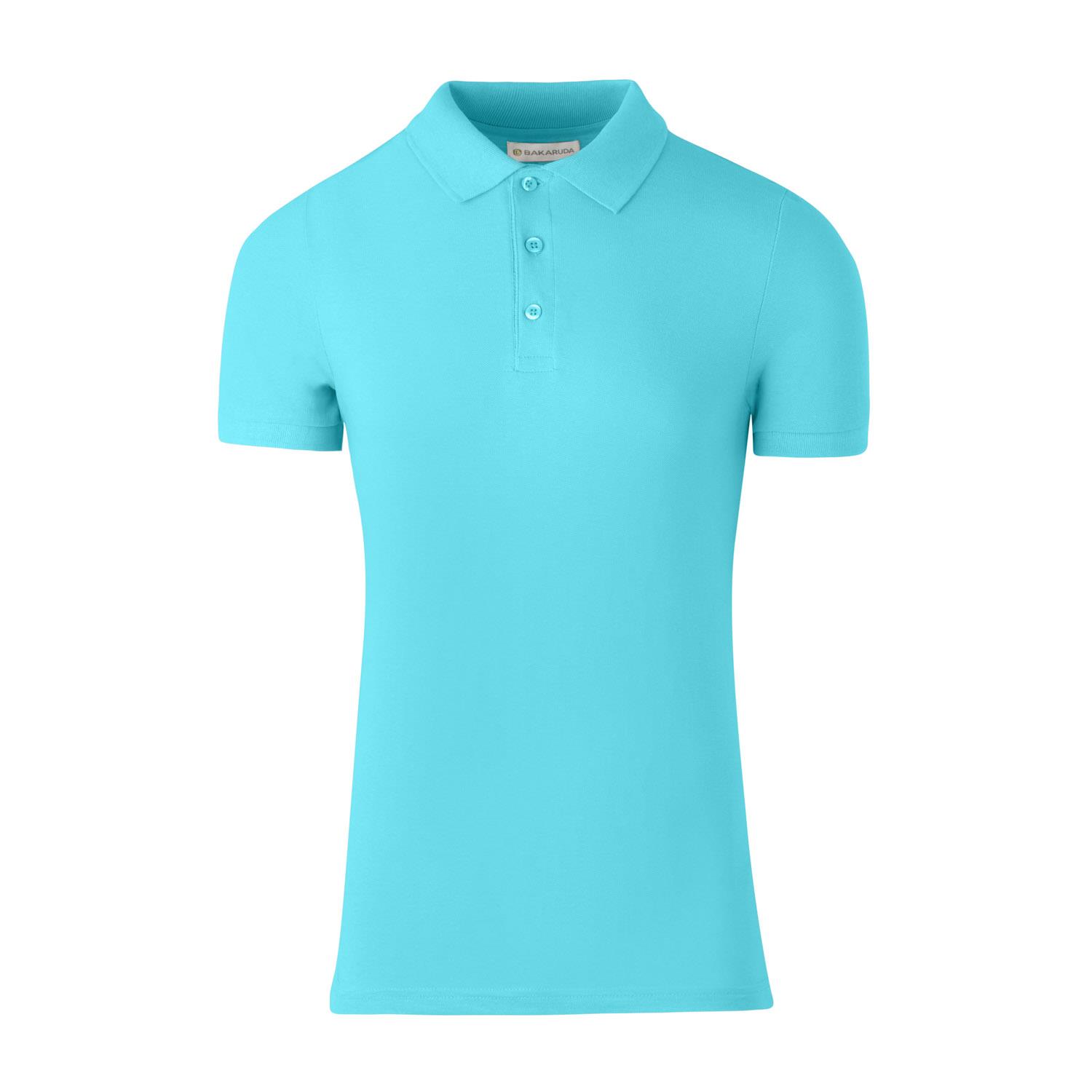 Men's Pure Cotton Plain Top Short Sleeve Polo Tee T-shirt - Picture 32 of 67
