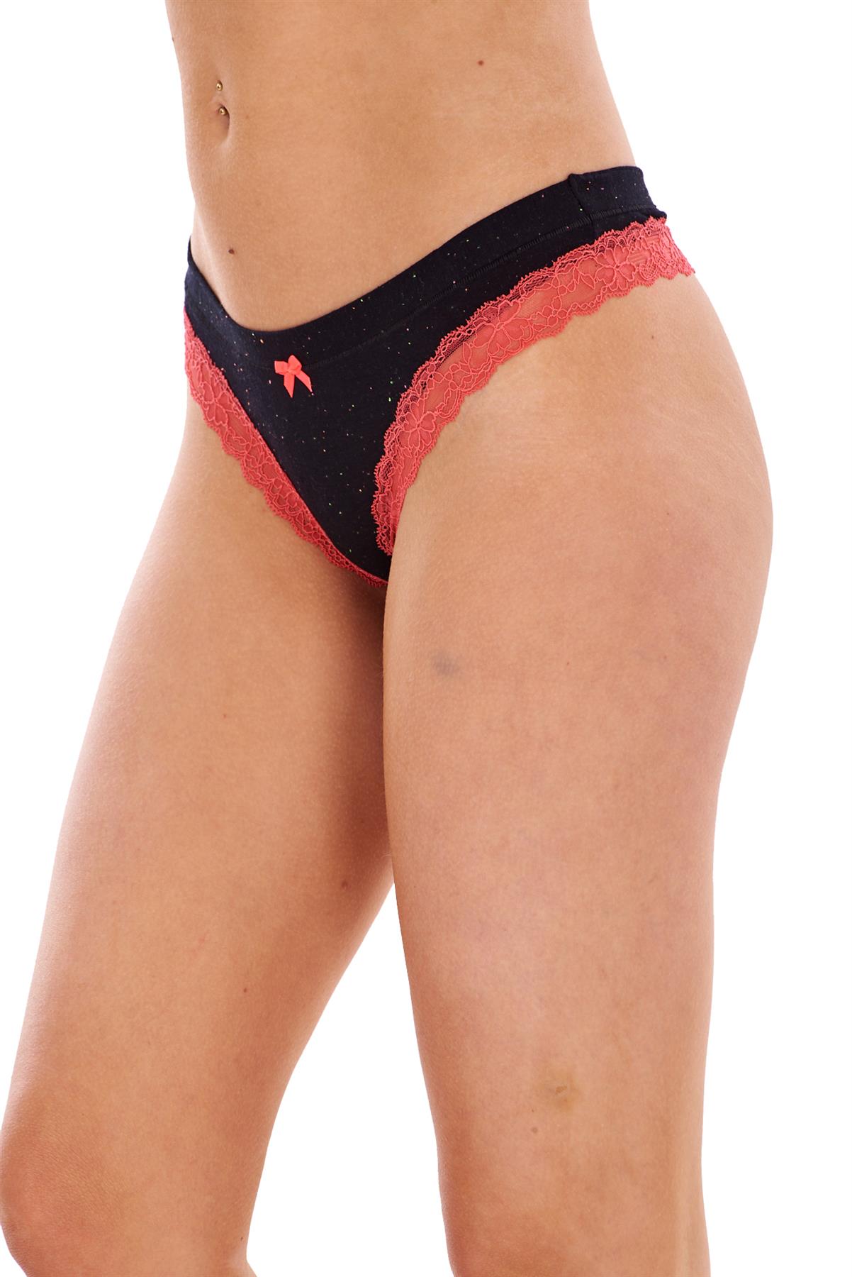 Ladies 2 Pack Multi Pack G String Thongs Knickers Underwear - Picture 20 of 46