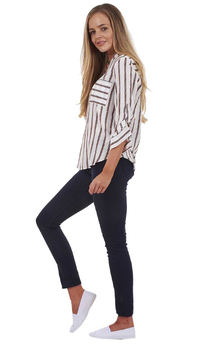 Ladies Push Up Skinny Stretch Pockets Jeggings Mid Waist Jeans Sizes 6, 8 & 10 - Picture 18 of 39