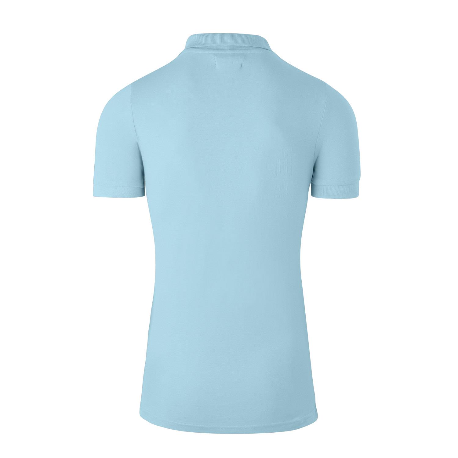 Men's Pure Cotton Plain Top Short Sleeve Polo Tee T-shirt - Picture 38 of 67