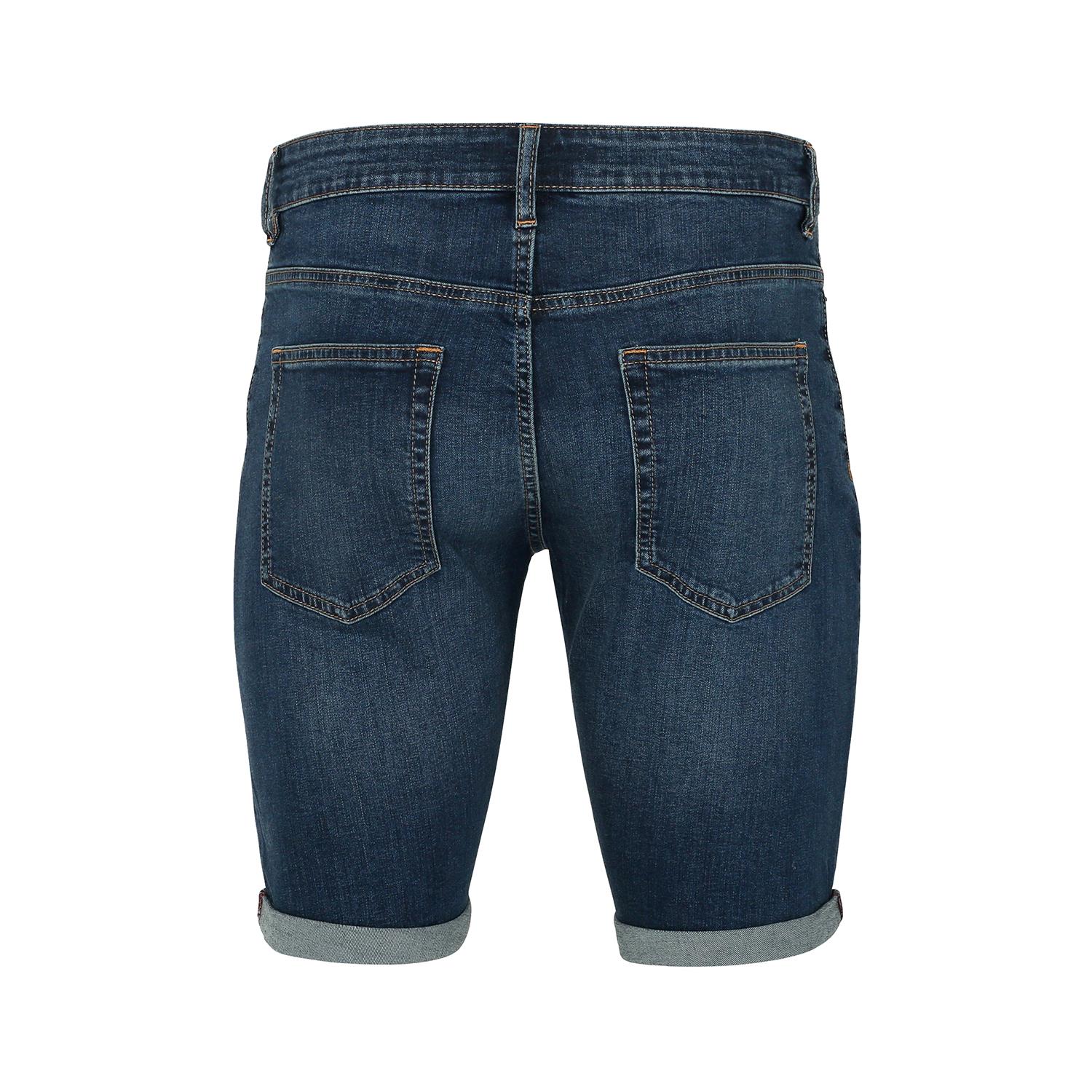 Mens Casual Summer Pockets Holiday Regular Fit Denim Shorts - Picture 8 of 15