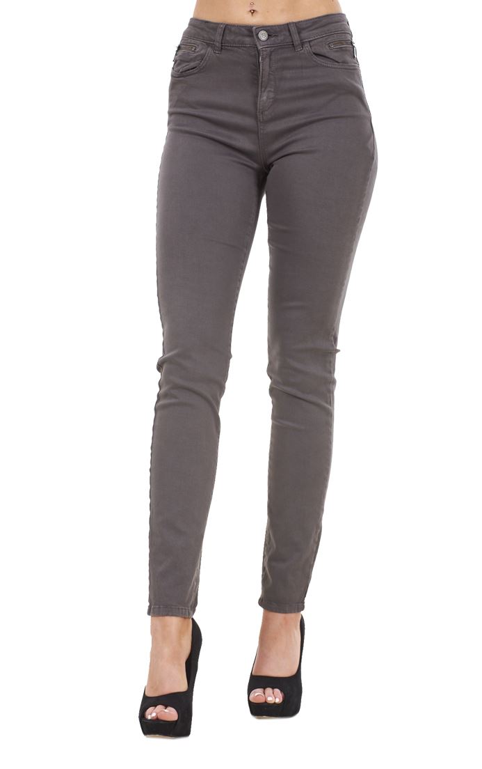 Ladies Skinny Womens Coloured Cotton Pants Stretch Regular Fit Jeans - Picture 21 of 40