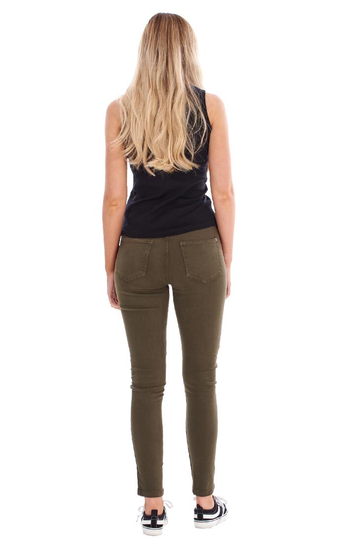 Ladies High Waist Stretch Pockets Denim Super Skinny Jeans - Picture 47 of 68