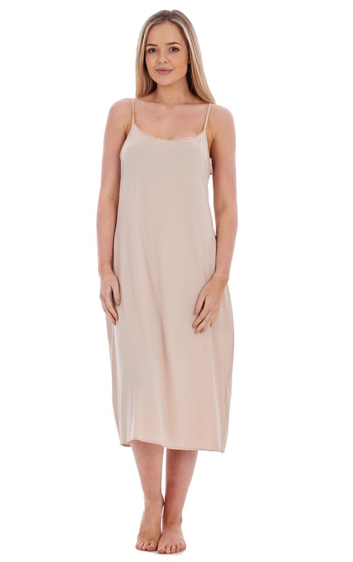 Avidlove Women's Satin Half Slip Lace Long