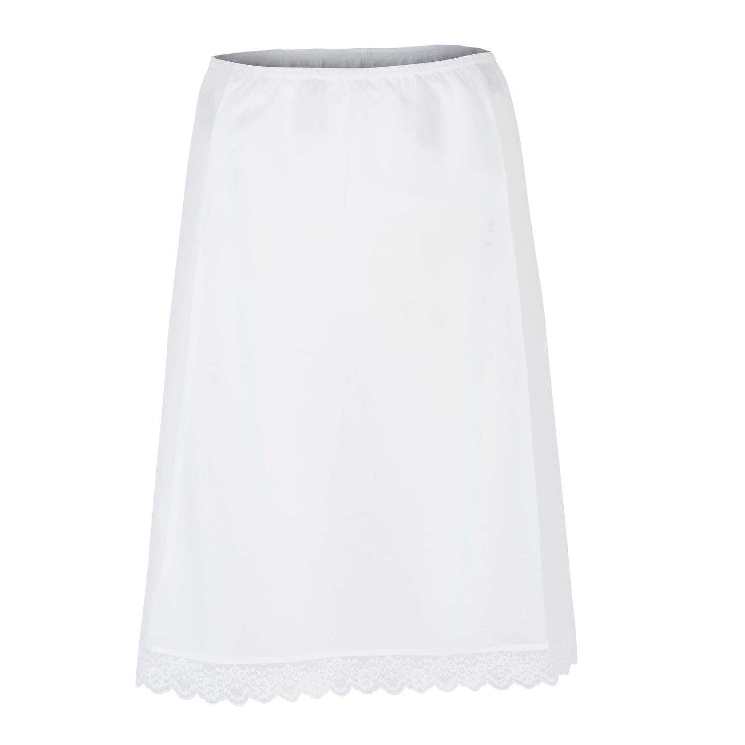 Ladies Pure Cotton Vintage Lace Waist Half Slip - Picture 12 of 16
