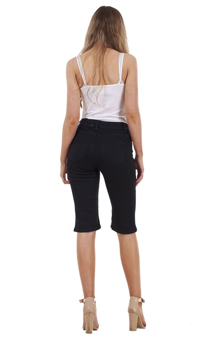 Ladies Denim Summer Holiday Womens Stretch Pockets Shorts eBay