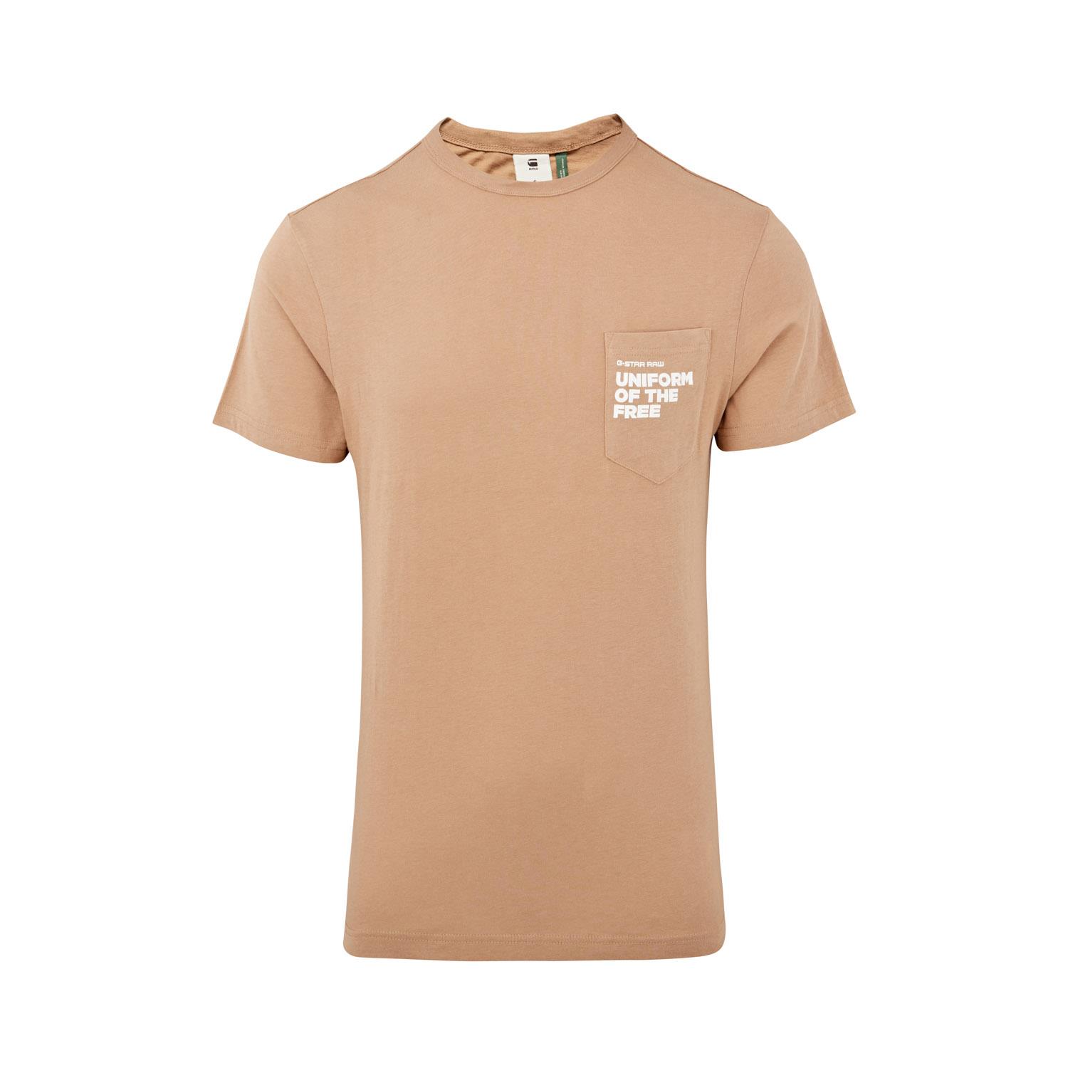 Mens Ex G Star Raw 100% Cotton Crew Short Sleeve Top Round Neck T-Shirt - Picture 11 of 25