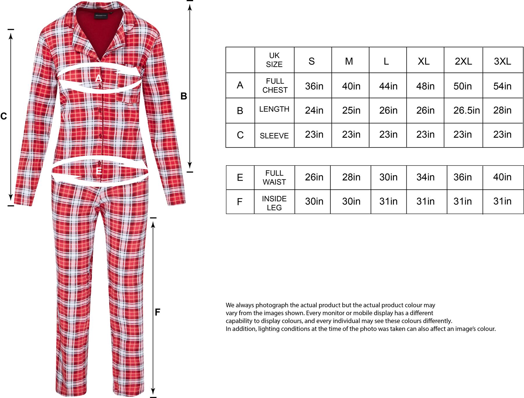 Ladies Button Up Pyjamas Cotton Rich PJ'S Stretch BOXED GIFT RRP £40 - Picture 26 of 26