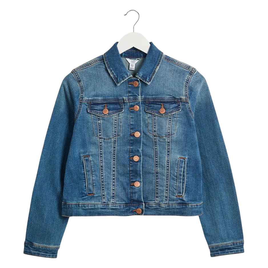 Ladies Premium Stretch Denim Jeans Jacket RRP £40 - Picture 2 of 10