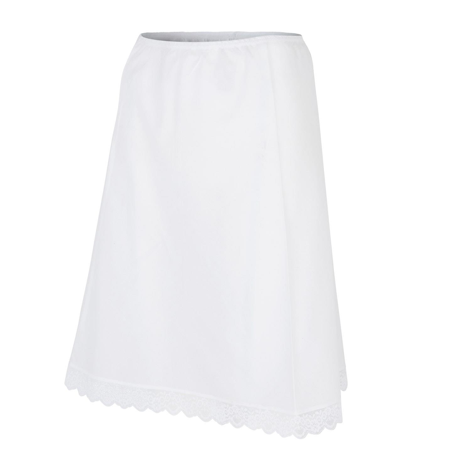 Ladies Pure Cotton Vintage Lace Waist Half Slip - Picture 13 of 16