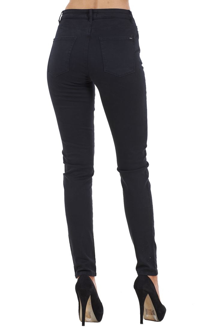 Ladies Skinny Womens Coloured Cotton Pants Stretch Regular Fit Jeans - Picture 9 of 40