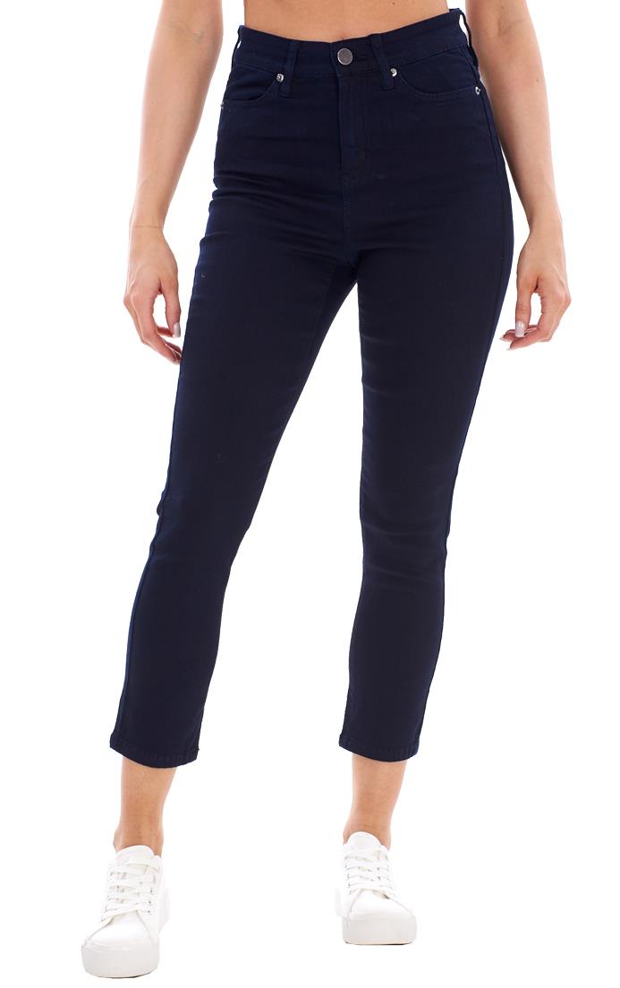 Ladies Denim 3/4 Crop Capri Pants Stretch Cropped Jeans - Picture 6 of 19