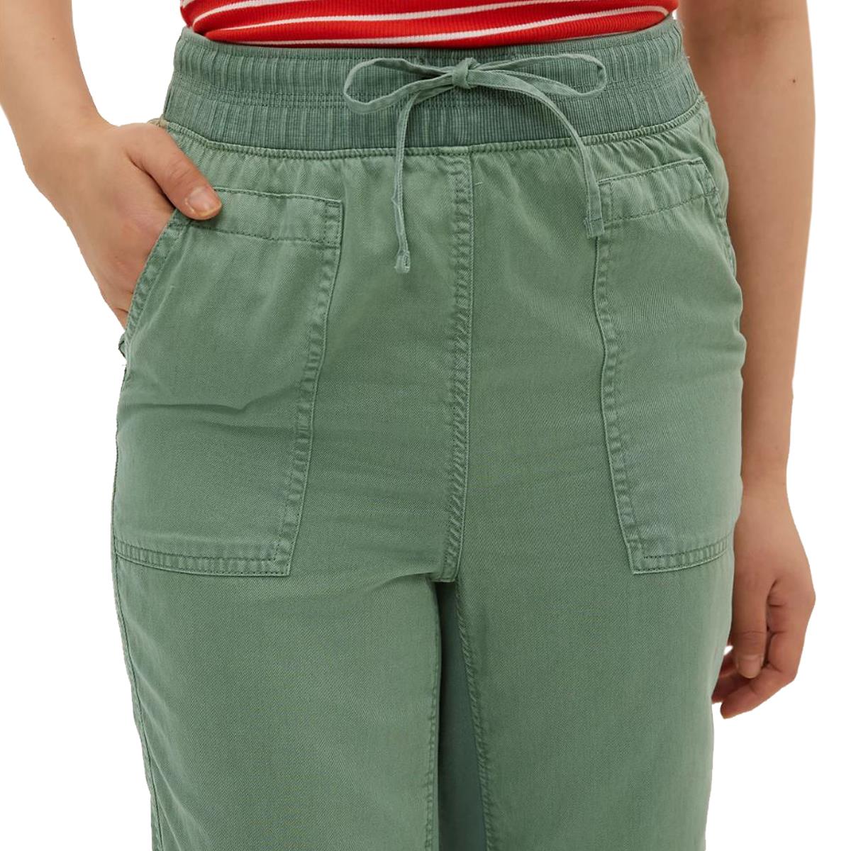 Black Joggers Womens Cotton Blend Slim Fit Ankle Grazer Joggers