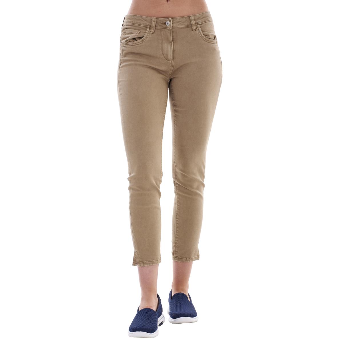 Ladies Cropped 7/8 Length Jeans Slim Fit Stretch Pants Capri Crop Pants - Picture 6 of 18