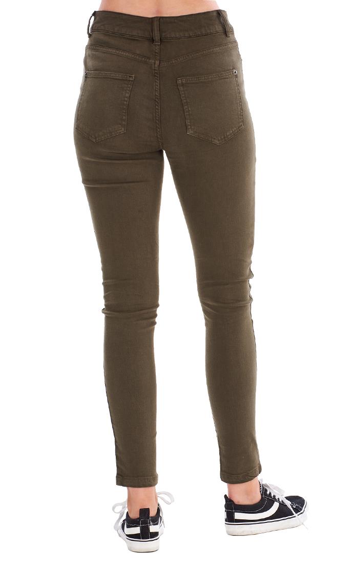 Ladies High Waist Stretch Pockets Denim Super Skinny Jeans - Picture 43 of 68