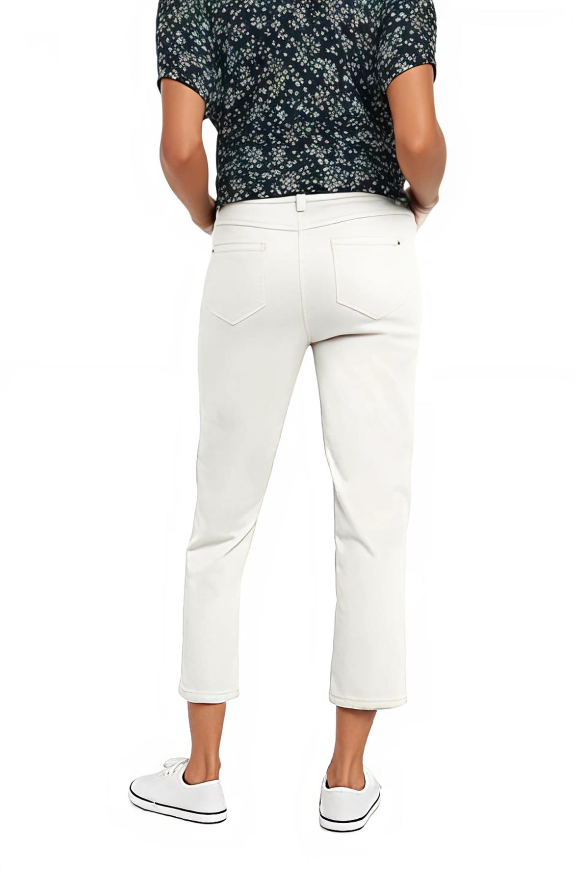 Ladies Crop Jeans Stretch Pants Pockets 3/4 Cropped RRP £32 - Picture 9 of 9