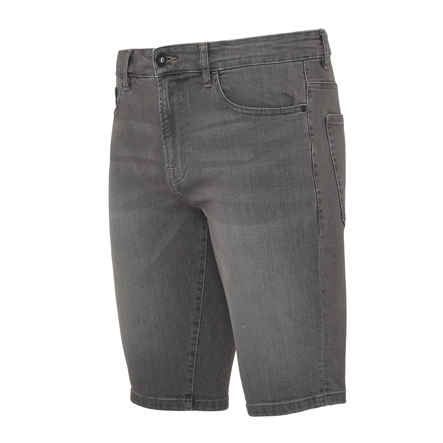 Mens Casual Summer Pockets Holiday Regular Fit Denim Shorts - Picture 12 of 15