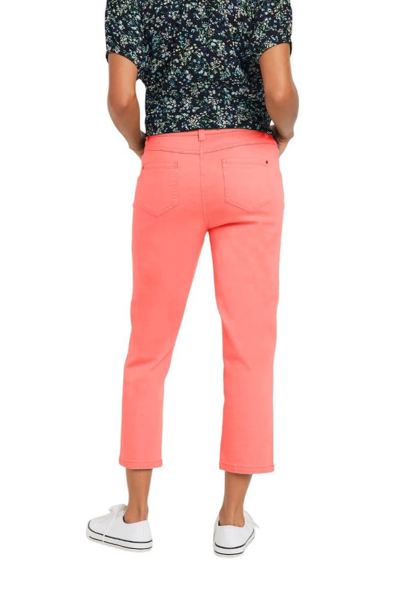 Ladies Crop Jeans Stretch Pants Pockets 3/4 Cropped RRP £32 - Picture 3 of 9