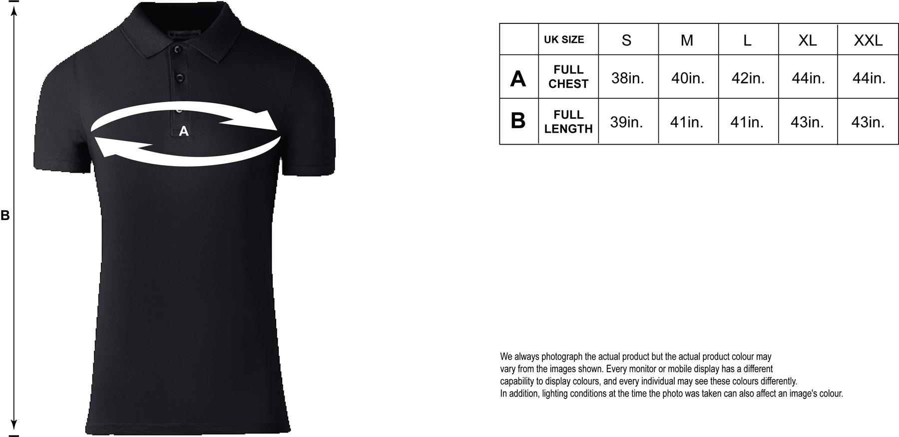 Men's Pure Cotton Plain Top Short Sleeve Polo Tee T-shirt - Picture 23 of 67
