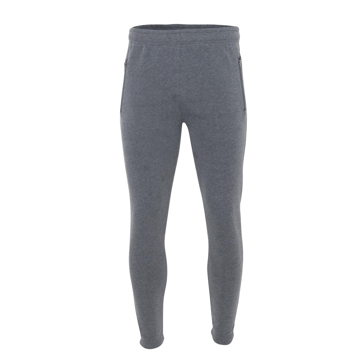 Mens Slim Jogging Bottoms Trousers Sweatpants Plain Pants Elasticated Joggers - Picture 10 of 19