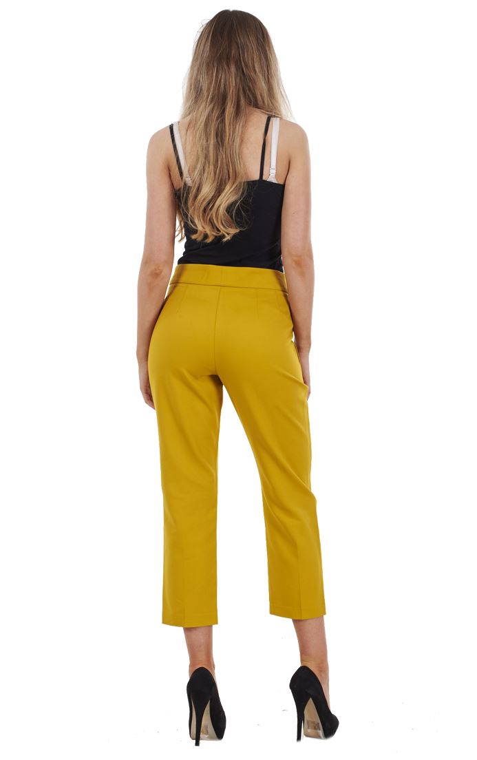 Ladies Cotton Rich Cropped Pants 3/4 Length Capri Summer Trousers - Picture 29 of 64