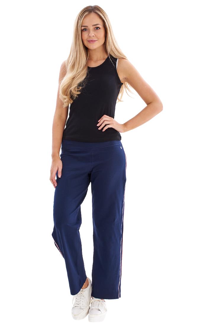 Ladies Cotton Rich Active Gym Pants Lounge Wear Sports Gym Pants Joggers - Picture 16 of 19