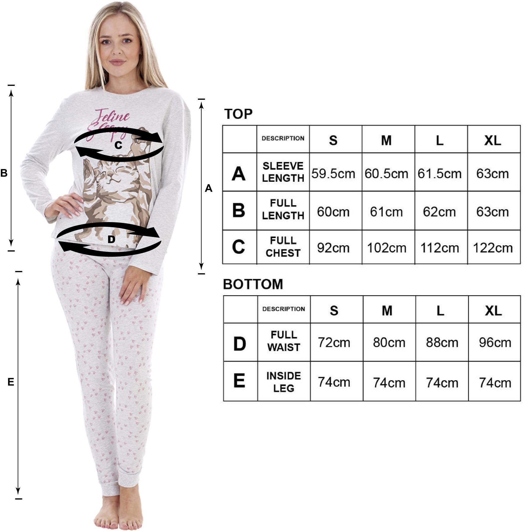 Ladies I Love My Dog Loungewear Cat Pet Cotton Rich PJ'S Pyjama Set - Picture 20 of 48