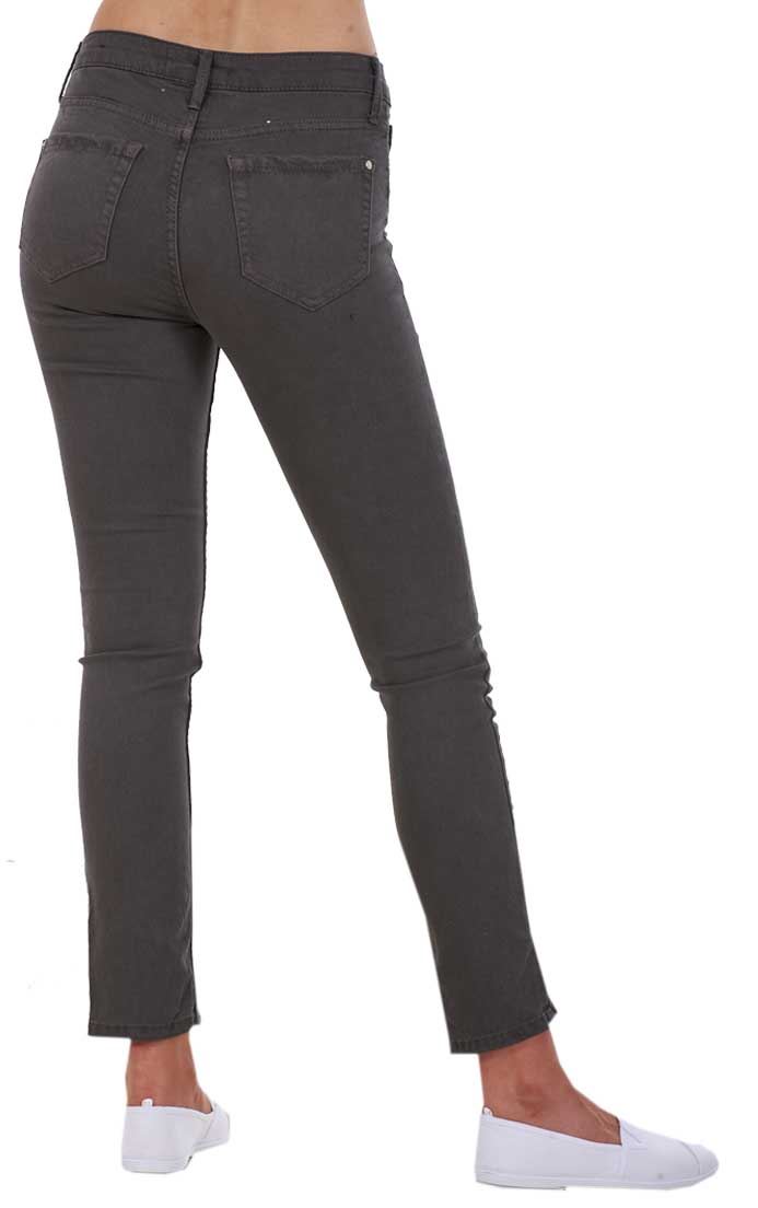 Ladies Push Up Skinny Stretch Pockets Jeggings Mid Waist Jeans Sizes 6, 8 & 10 - Picture 8 of 39