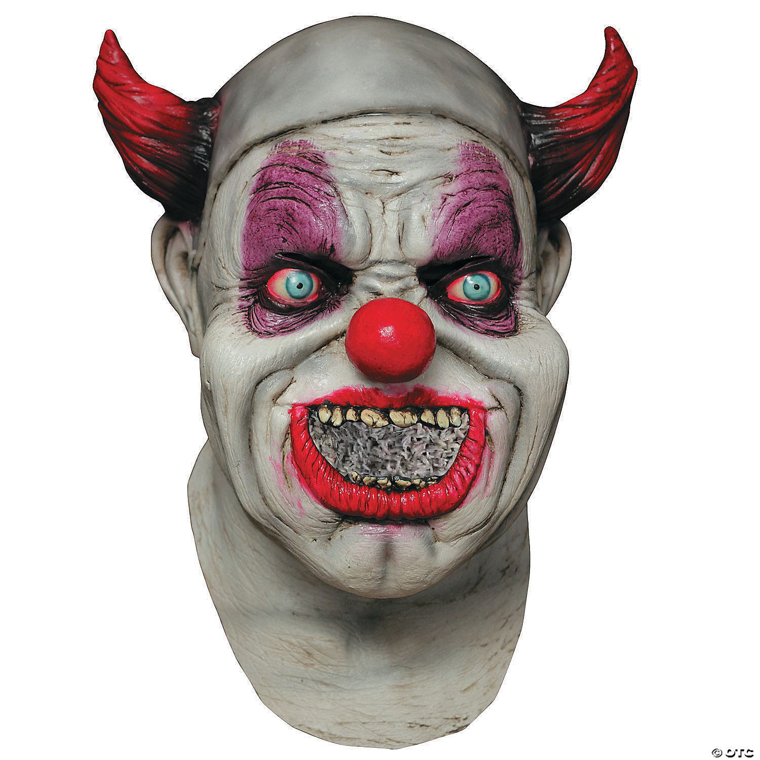Adults Maggot Clown Mouth Digital Mask - Picture 1 of 2