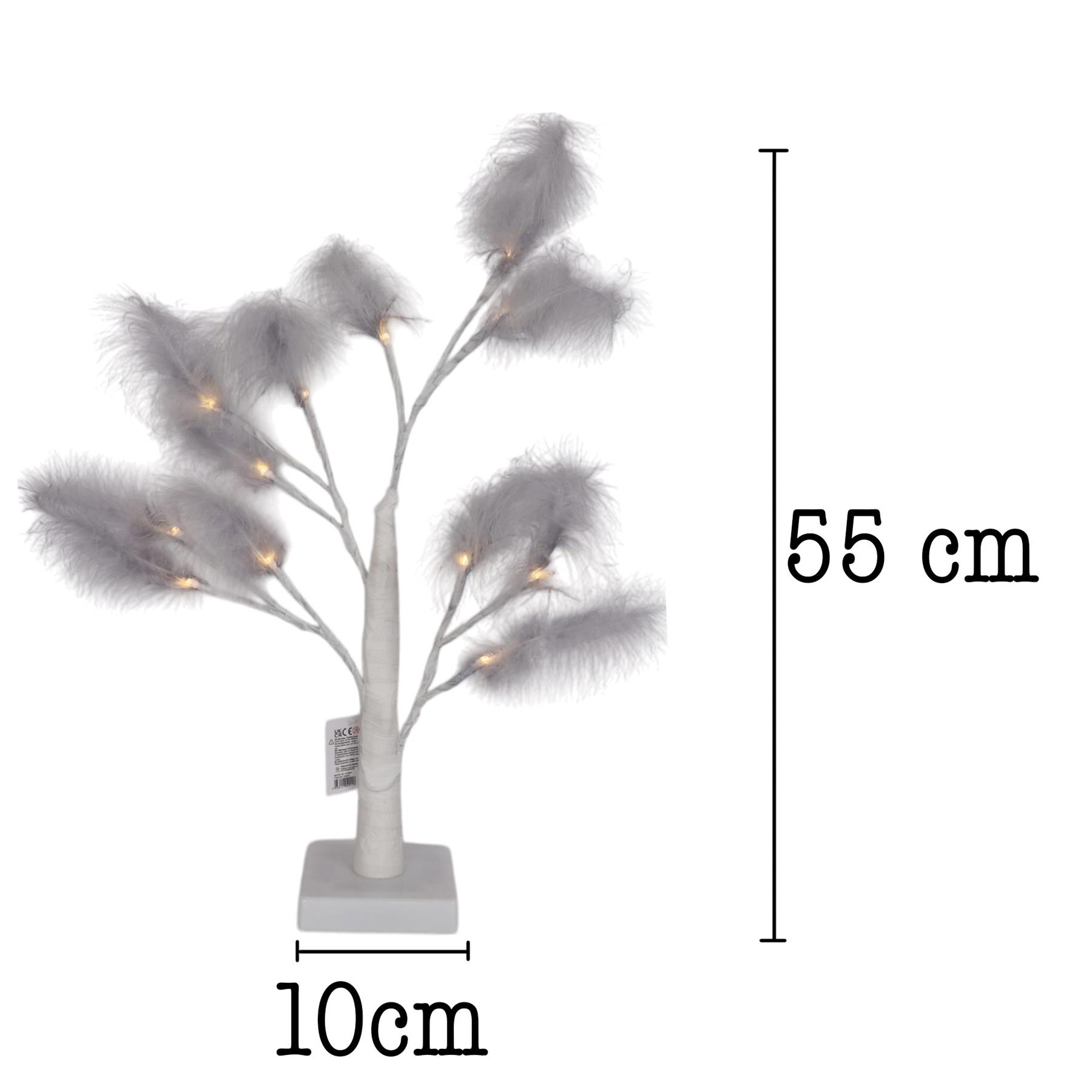 Artificial Pampas Tree Flower Christmas Table Decor Boho Wedding LED Lights B/O - Picture 7 of 73