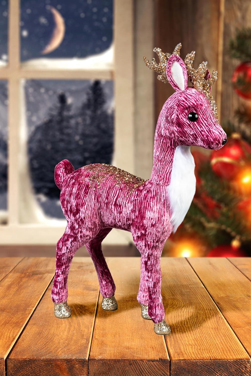 Christmas Tabletop Ornament Figures Centerpiece Xmas Gift Home Window Decoration - Picture 11 of 60