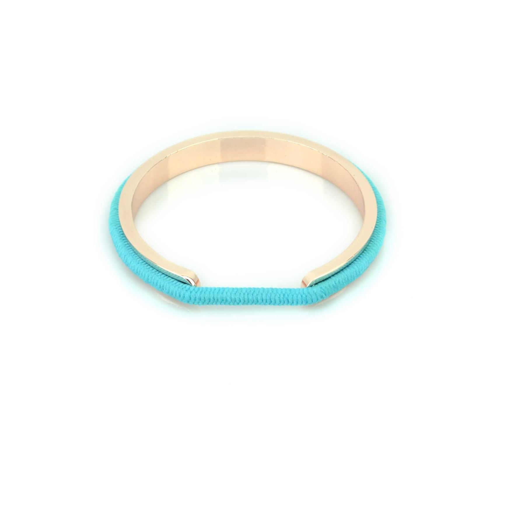 Hair Tie Cuff Bracelet Rubber Bands Bangle Gold Silver Rose Party Bridal Prom - Picture 56 of 111