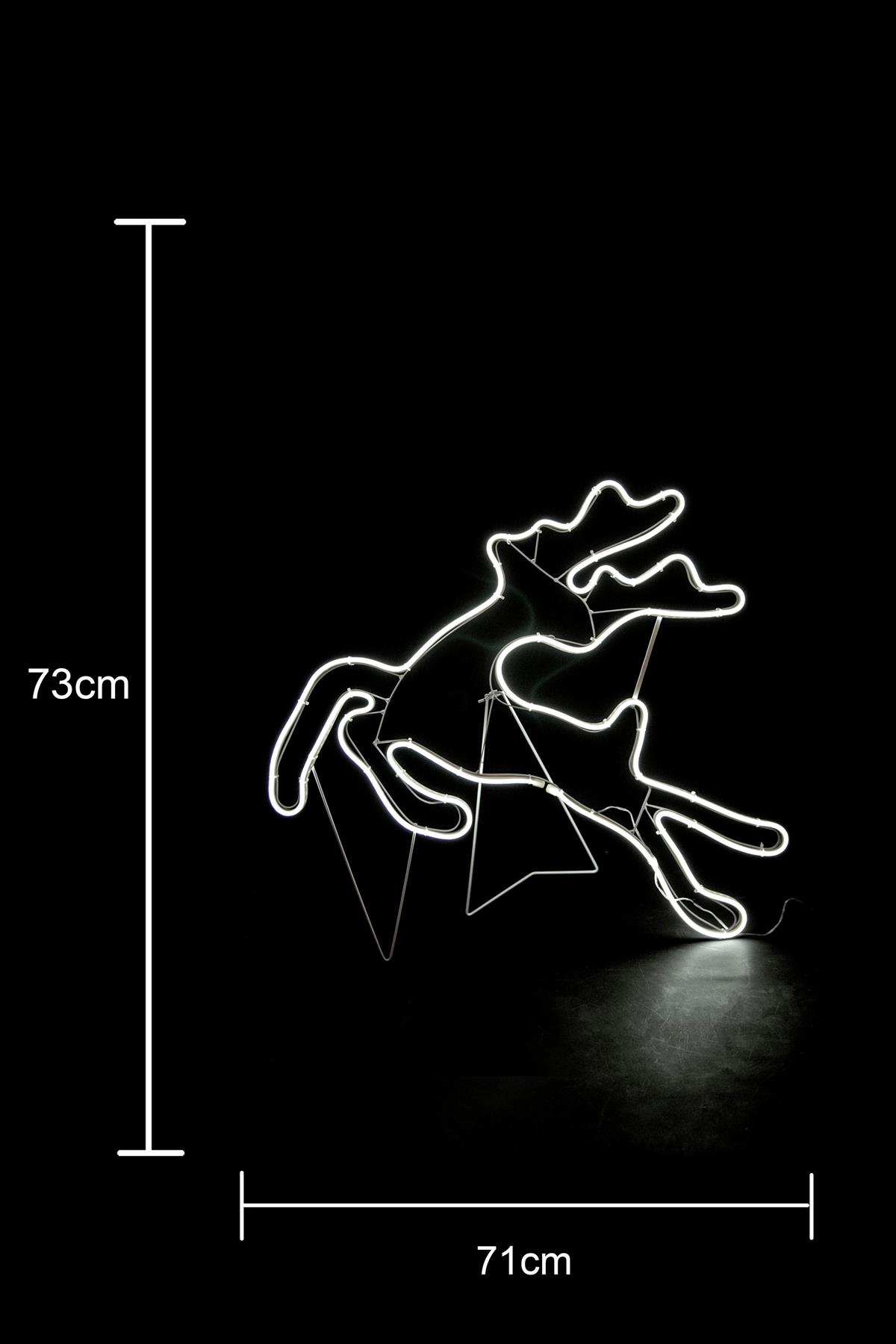 Neon Rope Lights Silhouette Christmas Outdoor Wall Garden Xmas Home Decoration - Picture 4 of 47