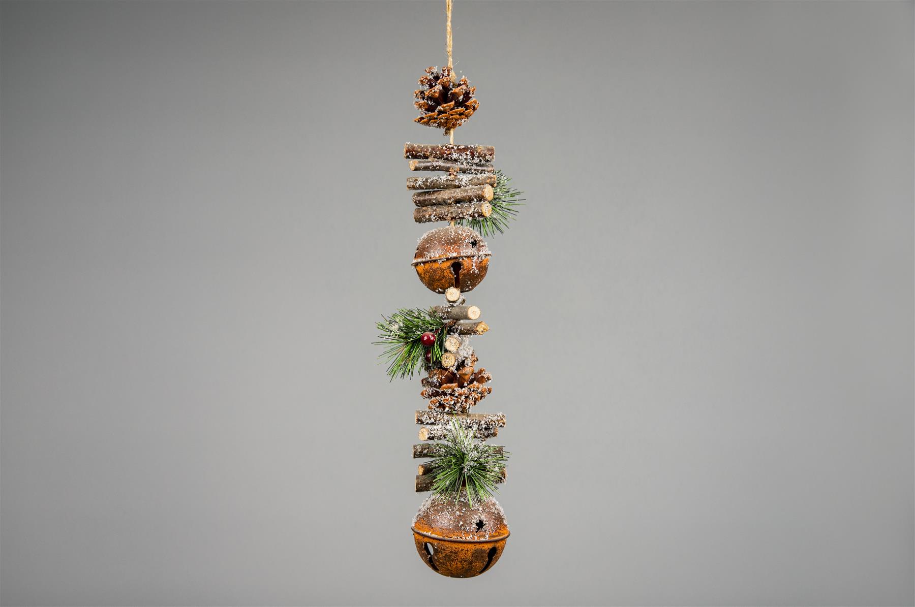 Christmas Garland Hanging Decoration Jingle Bells Xmas Tree Ornaments 33/50/90CM - Picture 33 of 46