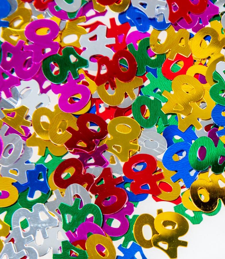 Birthday Anniversary Age Confetti Table Scatters Glitz Sprinkle Party Decoration - Picture 143 of 251