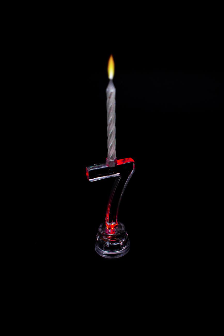 Number 0-9 LED Flashing Candle Holders Birthday Anniversary All Age Cake Toppers - Picture 28 of 41