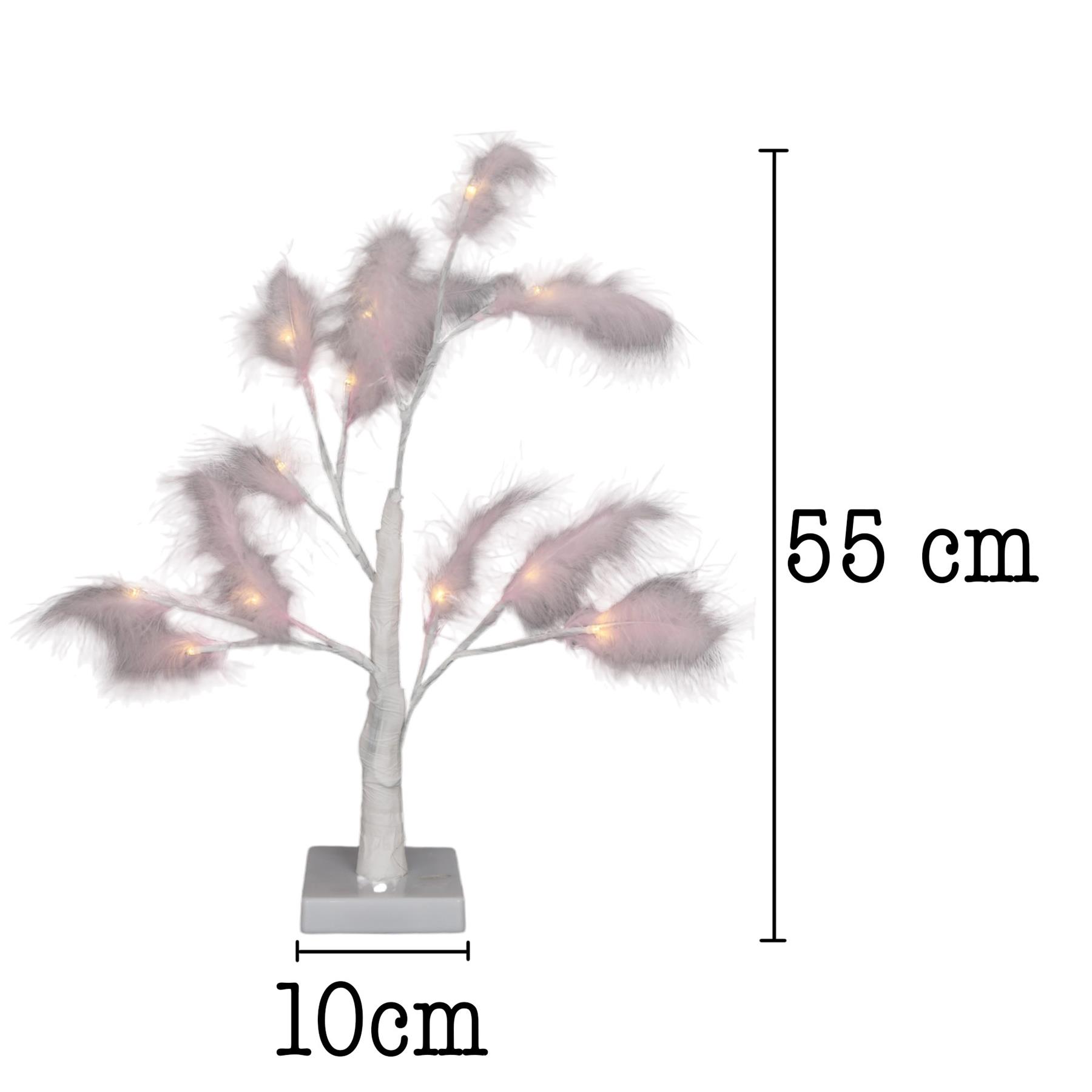 Artificial Pampas Tree Flower Christmas Table Decor Boho Wedding LED Lights B/O - Picture 29 of 73