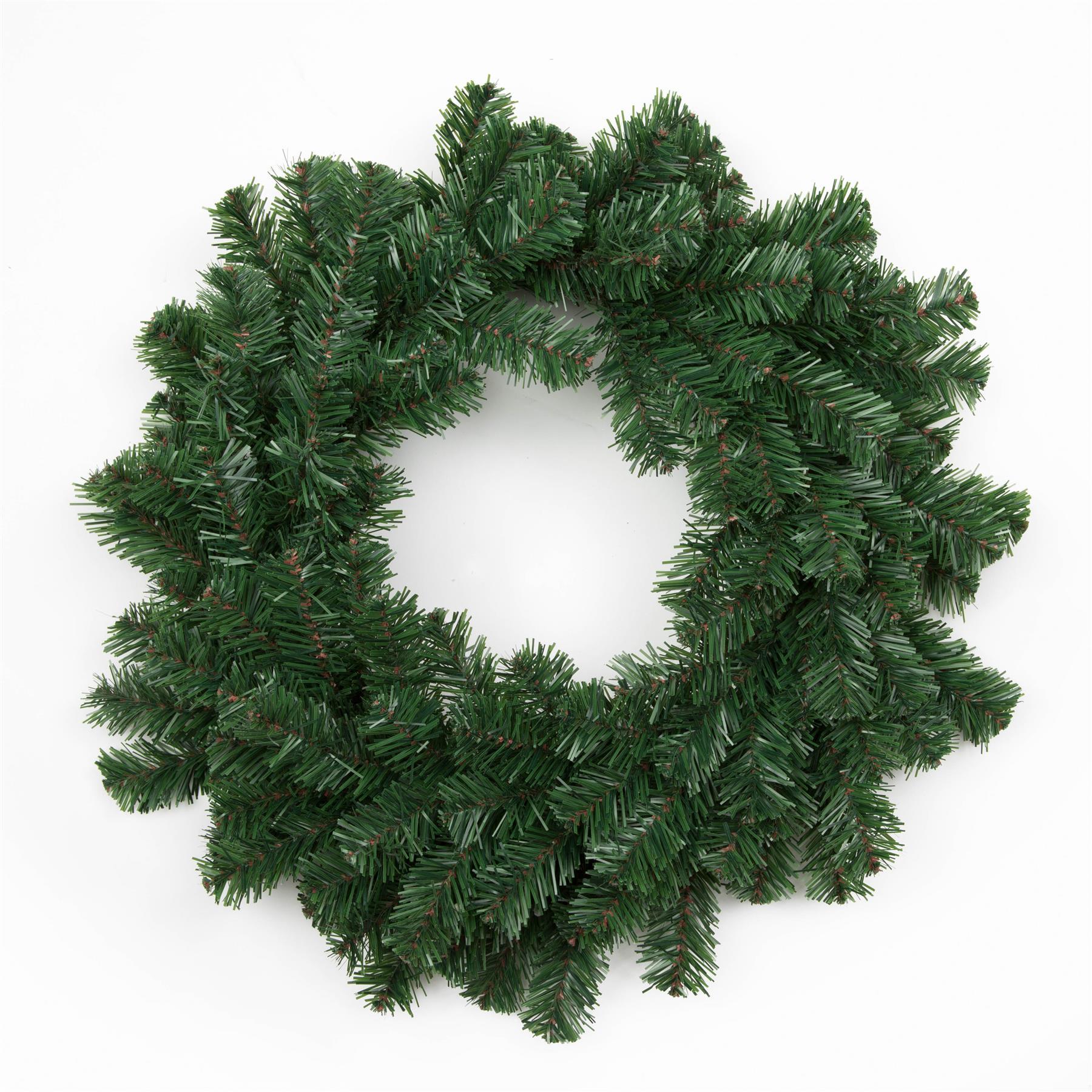 Pre Lit Christmas Wreaths Snow Flocked LED Hanging Wall Door Xmas Home Decor - Picture 10 of 31