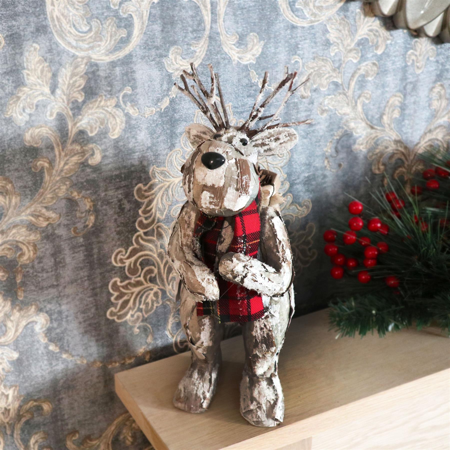 Christmas Figurine Showpieces Xmas Home Office Craft Table Decorations Unique - Picture 12 of 51
