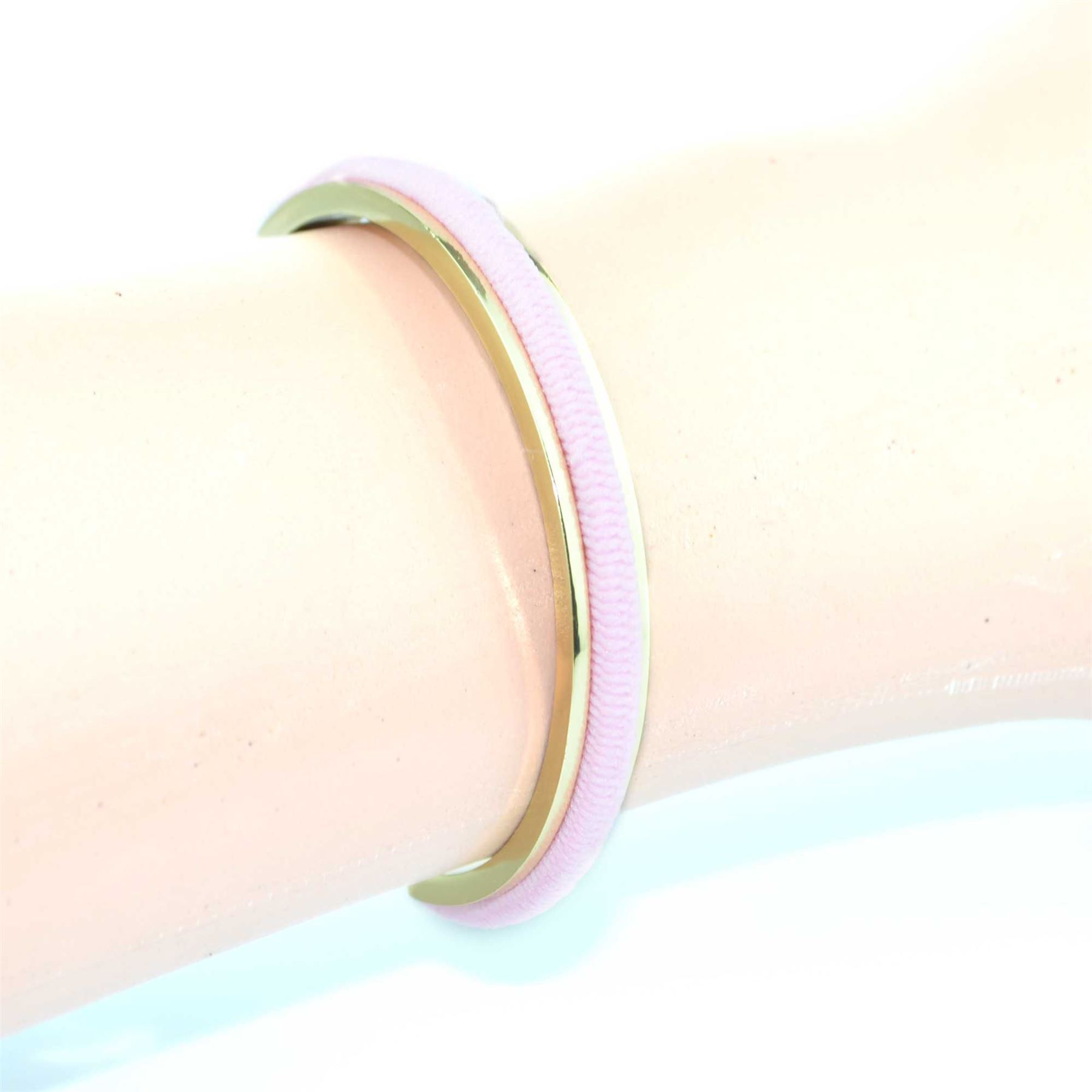 Hair Tie Cuff Bracelet Rubber Bands Bangle Gold Silver Rose Party Bridal Prom - Picture 74 of 111