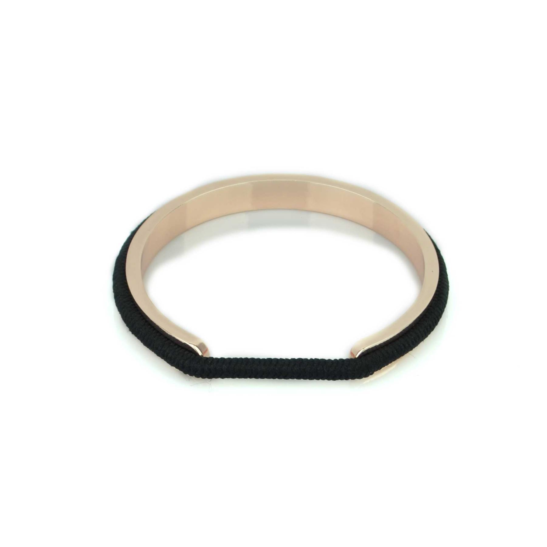 Hair Tie Cuff Bracelet Rubber Bands Bangle Gold Silver Rose Party Bridal Prom - Picture 11 of 111