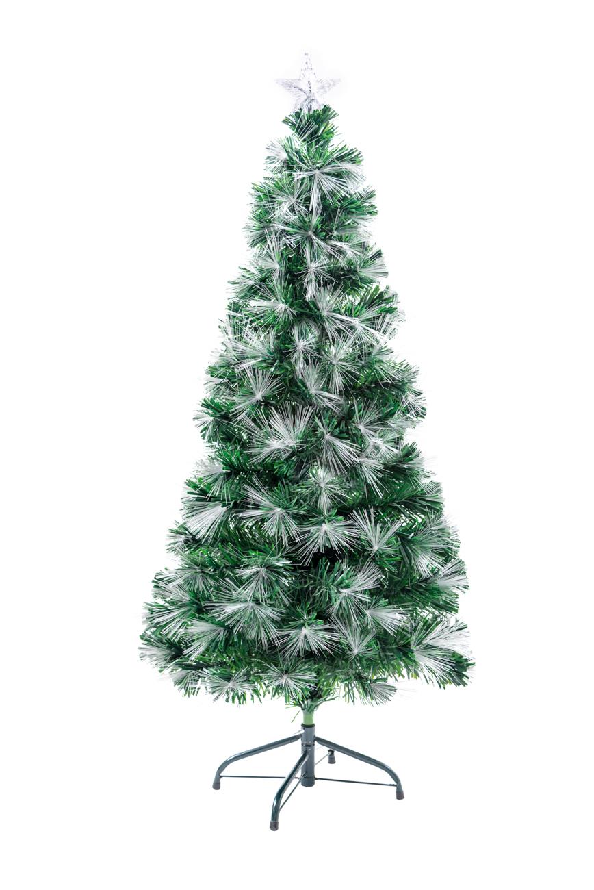 Christmas Tree Pre-Lit Fiber Optic Pine LED Light Xmas Decor Galactic Star 2-6FT - Picture 52 of 57