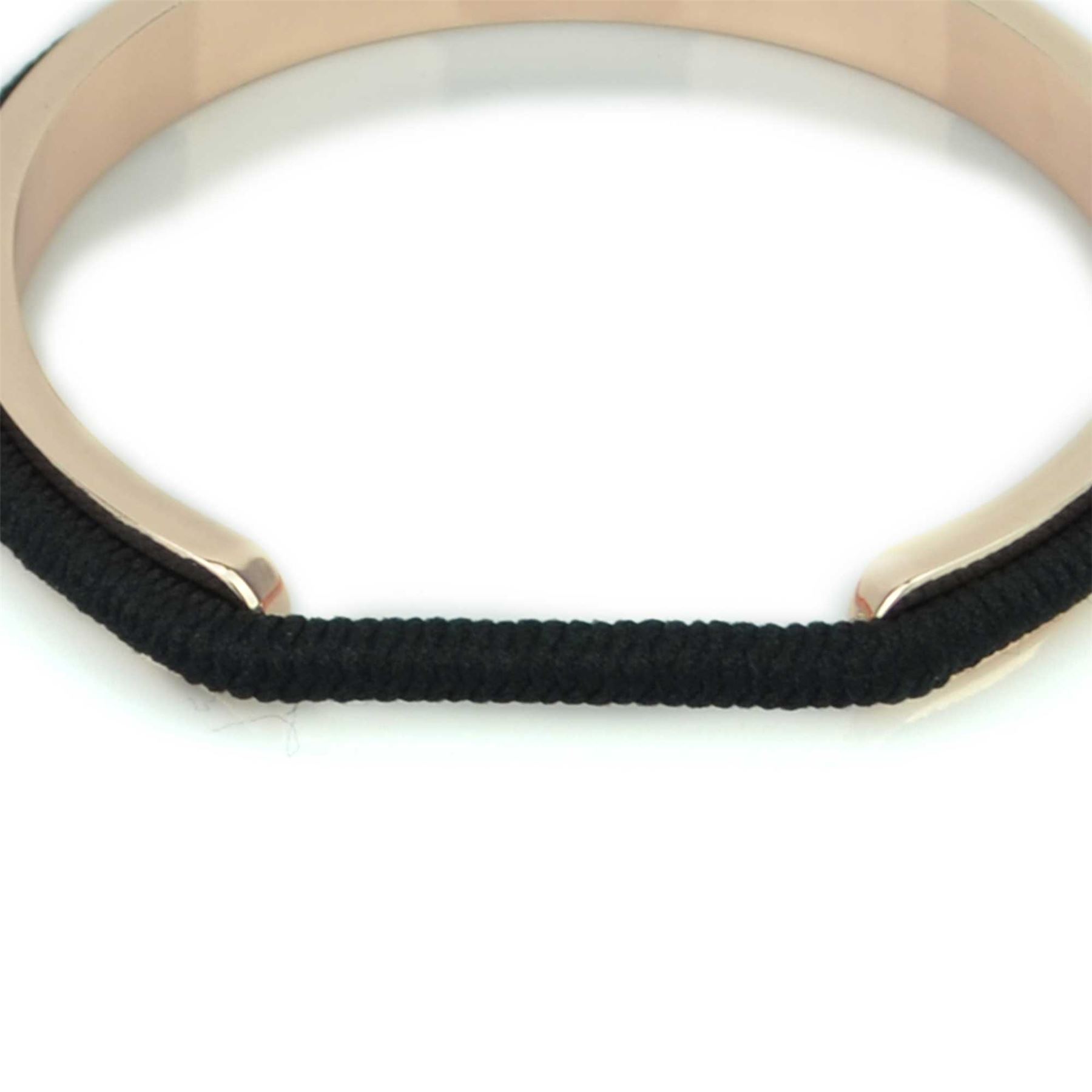 Hair Tie Cuff Bracelet Rubber Bands Bangle Gold Silver Rose Party Bridal Prom - Picture 13 of 111
