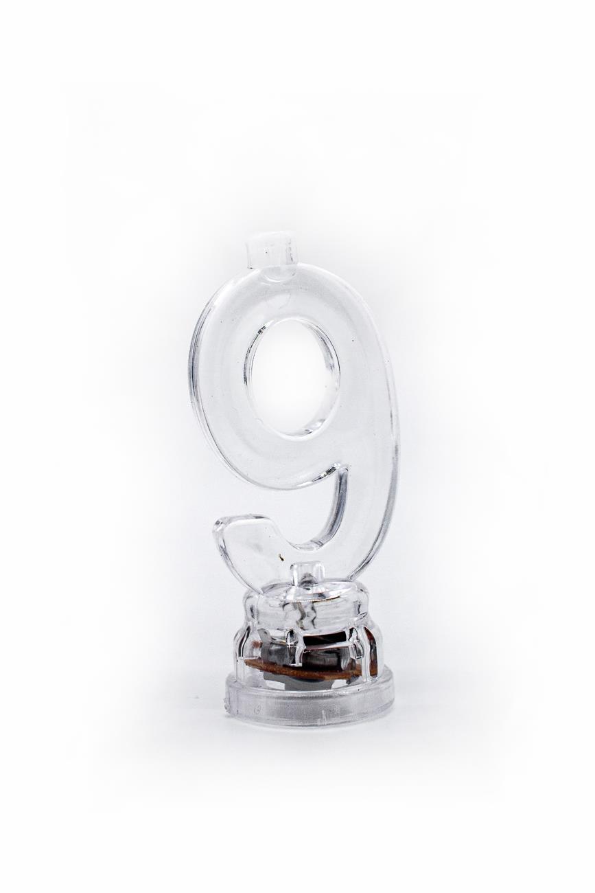 Number 0-9 LED Flashing Candle Holders Birthday Anniversary All Age Cake Toppers - Picture 39 of 41