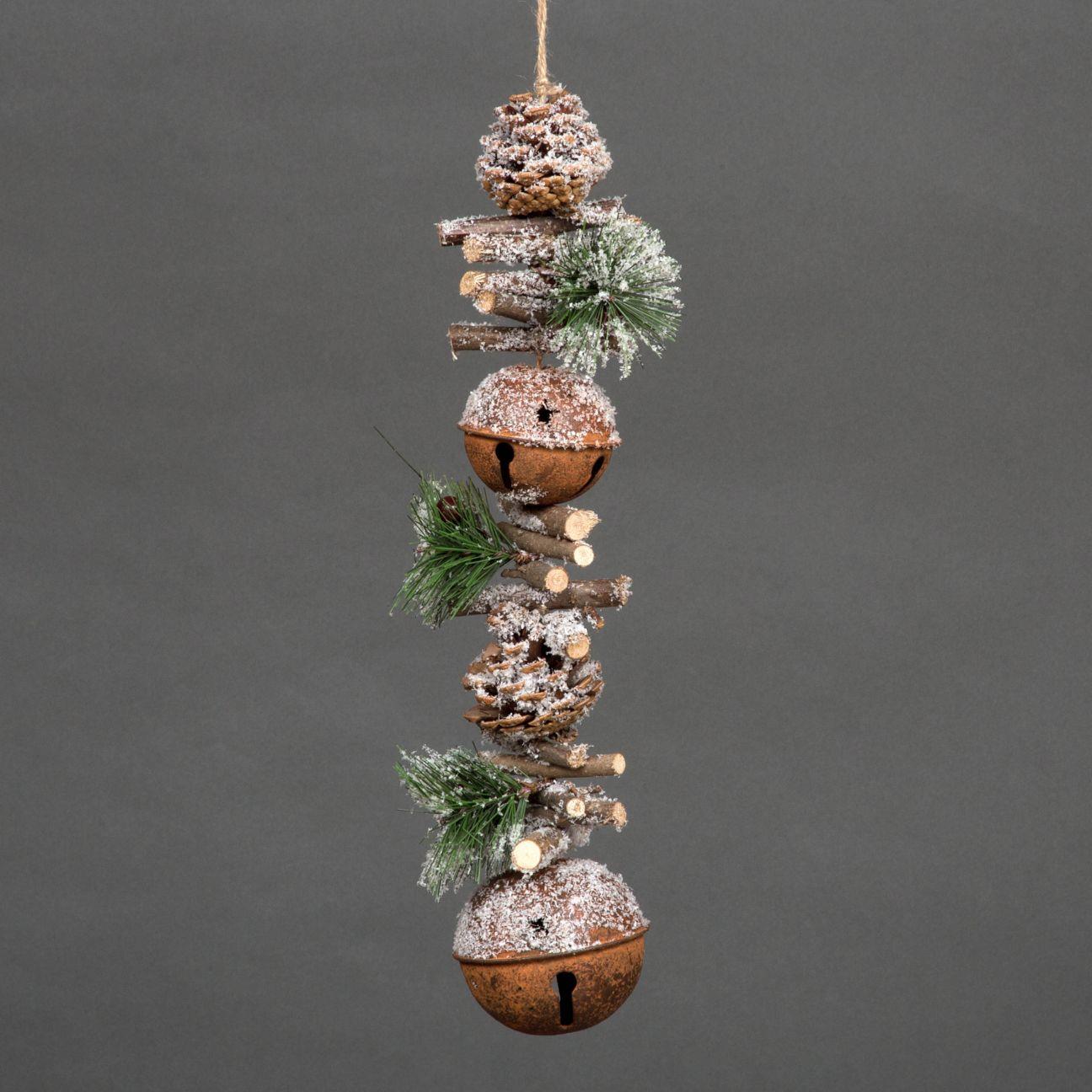 Christmas Garland Hanging Decoration Jingle Bells Xmas Tree Ornaments 33/50/90CM - Picture 34 of 46