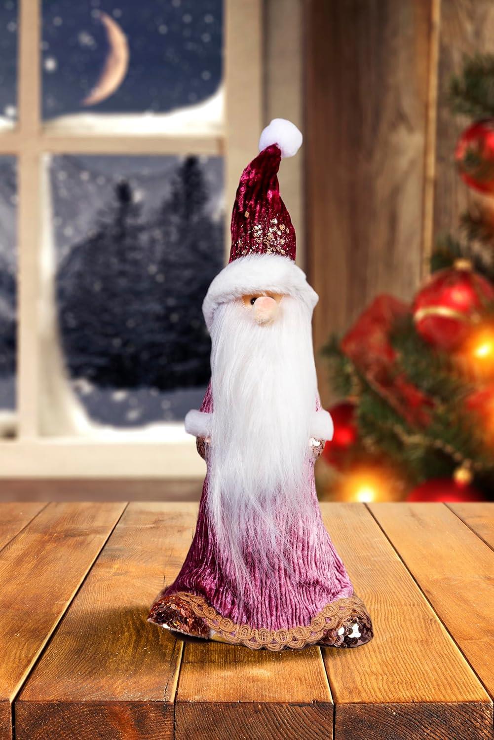 Christmas Tabletop Ornament Figures Centerpiece Xmas Gift Home Window Decoration - Picture 22 of 60
