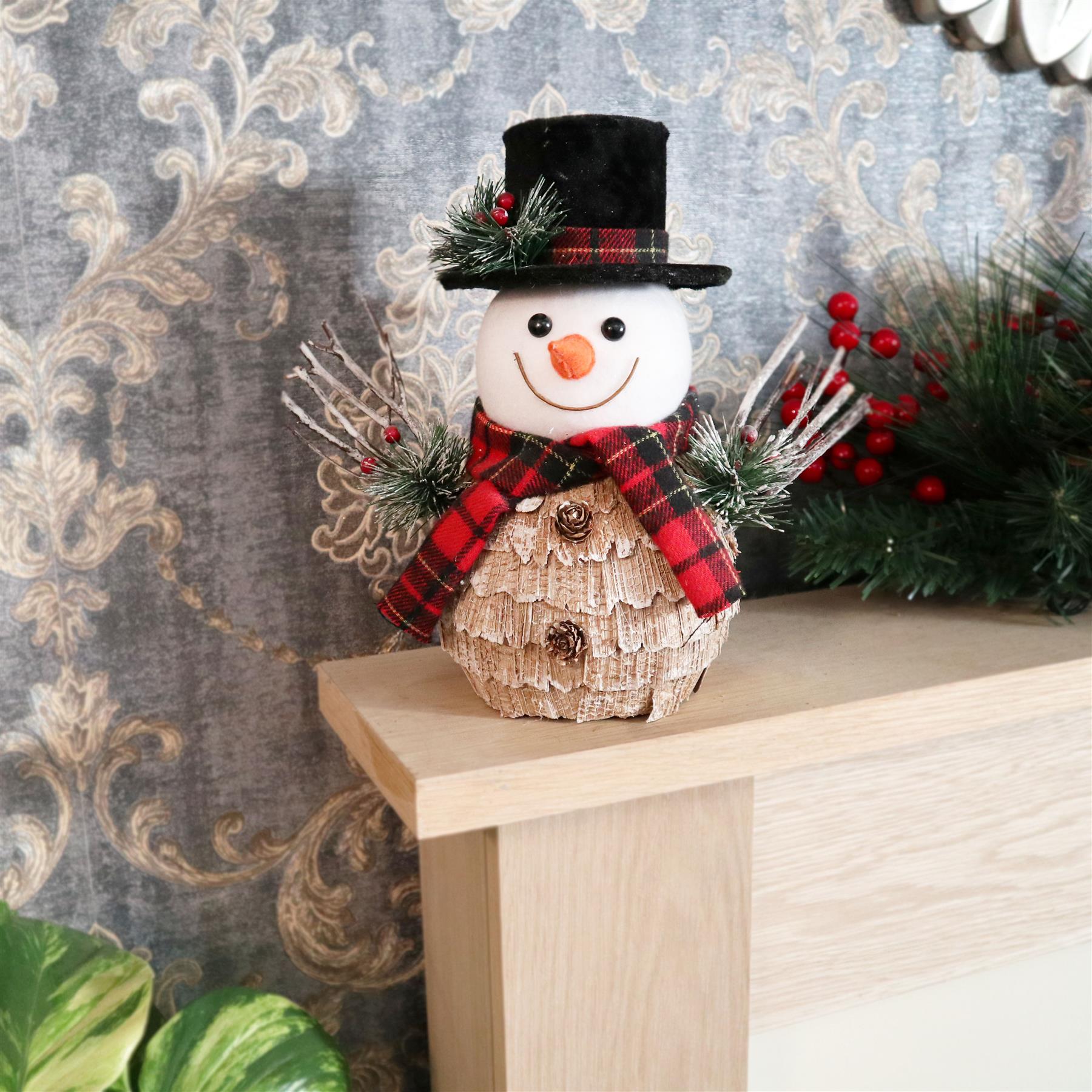 Christmas Figurine Showpieces Xmas Home Office Craft Table Decorations Unique - Picture 26 of 51
