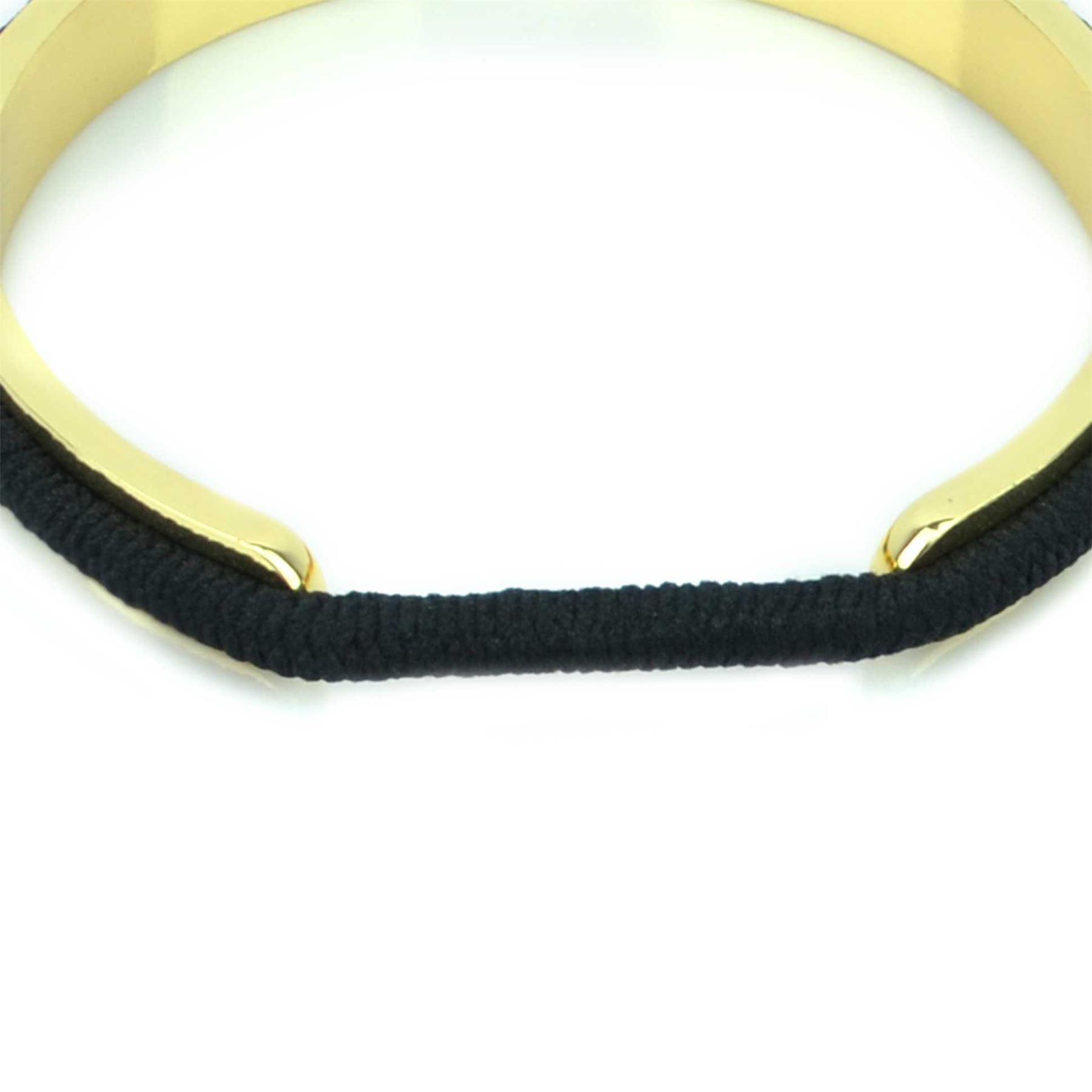 Hair Tie Cuff Bracelet Rubber Bands Bangle Gold Silver Rose Party Bridal Prom - Picture 15 of 111